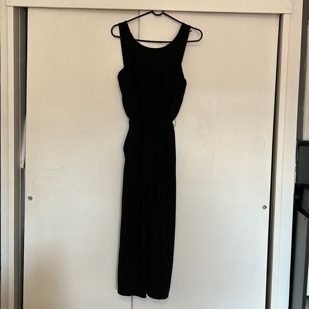 Sara basic sleeveless jumpsuit wide leg jumpsuit size extra small